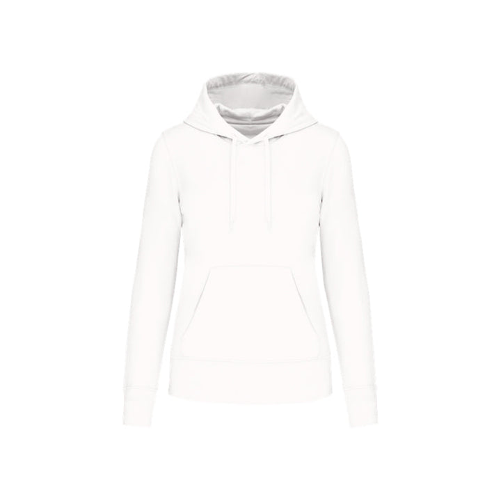 Sweat-shirt à capuche blanc pour femme personnalisé