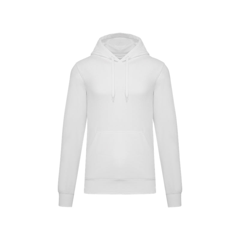 Sweat-shirt personnalisé à capuche blanc pour homme