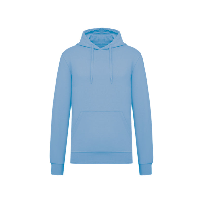 Sweat-shirt personnalisé à capuche bleu ciel pour homme