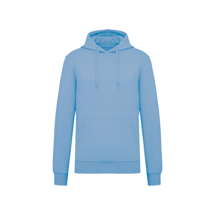 Sweat-shirt personnalisé à capuche bleu ciel pour homme