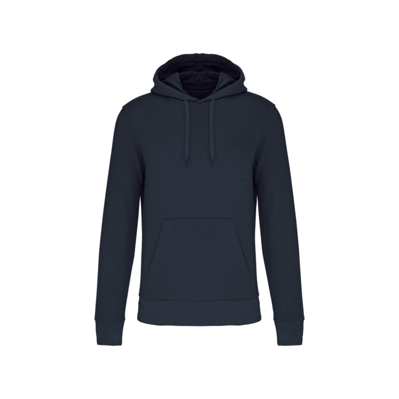 Sweat-shirt personnalisé à capuche bleu marine pour homme