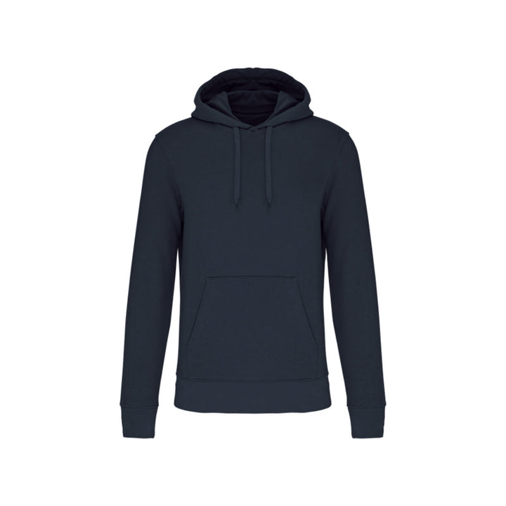 Sweat-shirt personnalisé à capuche bleu marine pour homme