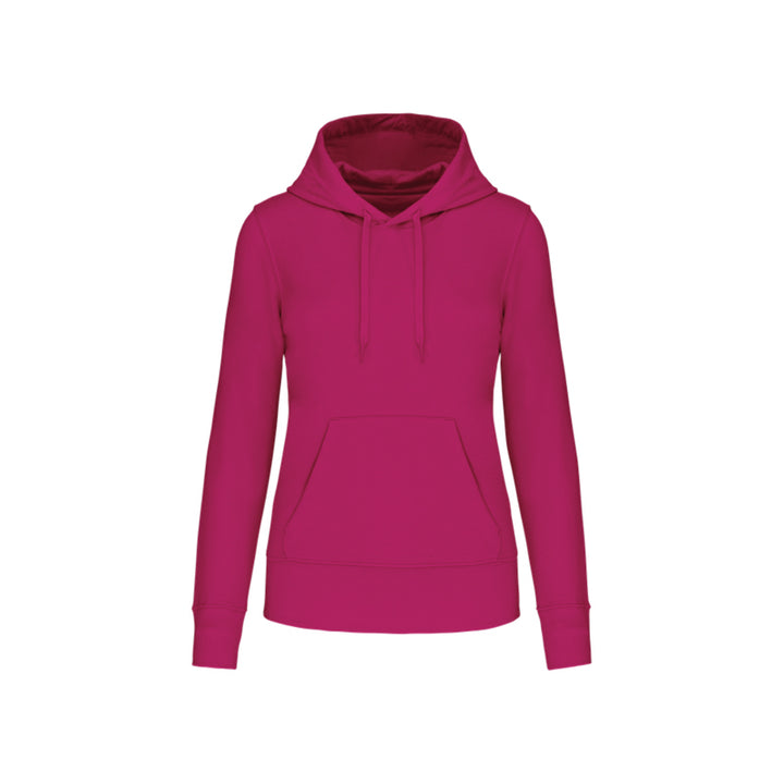 Sweat-shirt à capuche rose fuchsia pour femme personnalisé