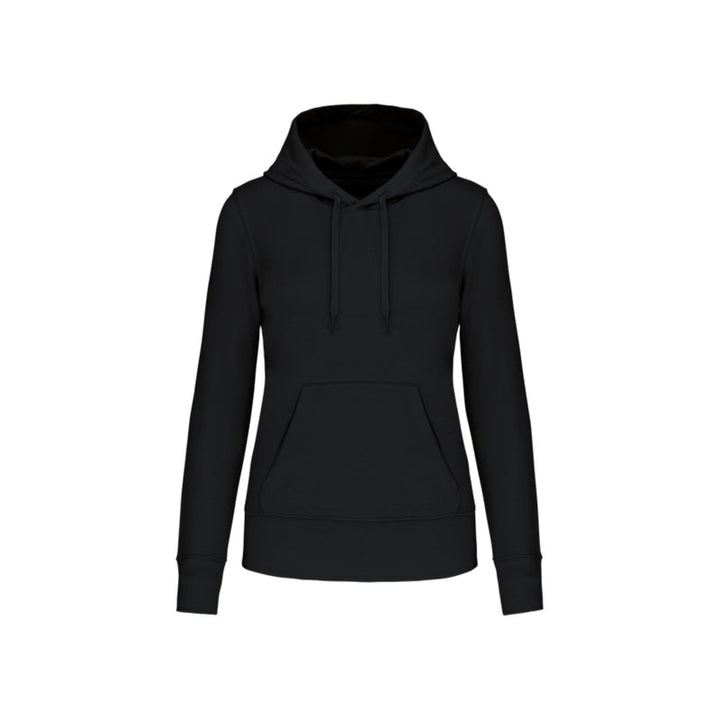 Sweat-shirt à capuche noir pour femme personnalisé
