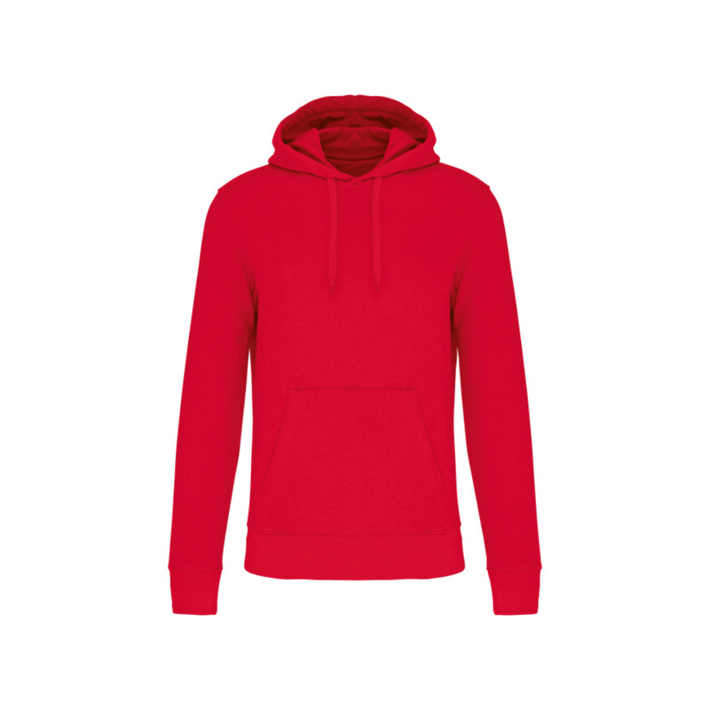 Sweat-shirt personnalisé à capuche rouge pour homme