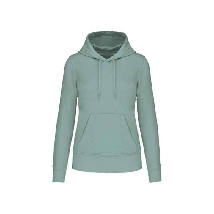 Sweat-shirt à capuche vert sauge pour femme personnalisé