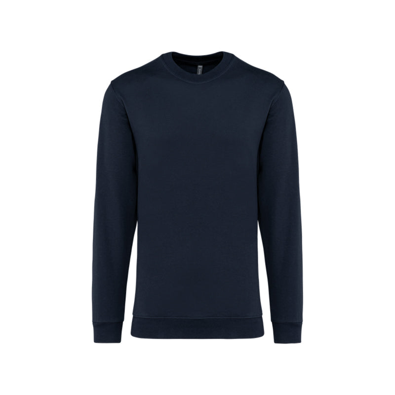Sweat-shirt à col rond bleu marine personnalisé pour homme