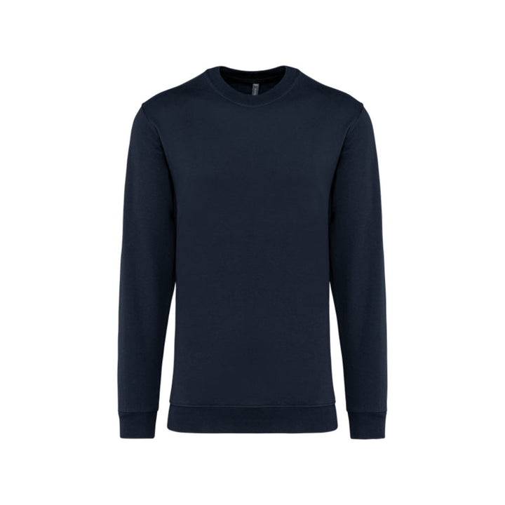 Sweat-shirt à col rond bleu marine personnalisé pour homme