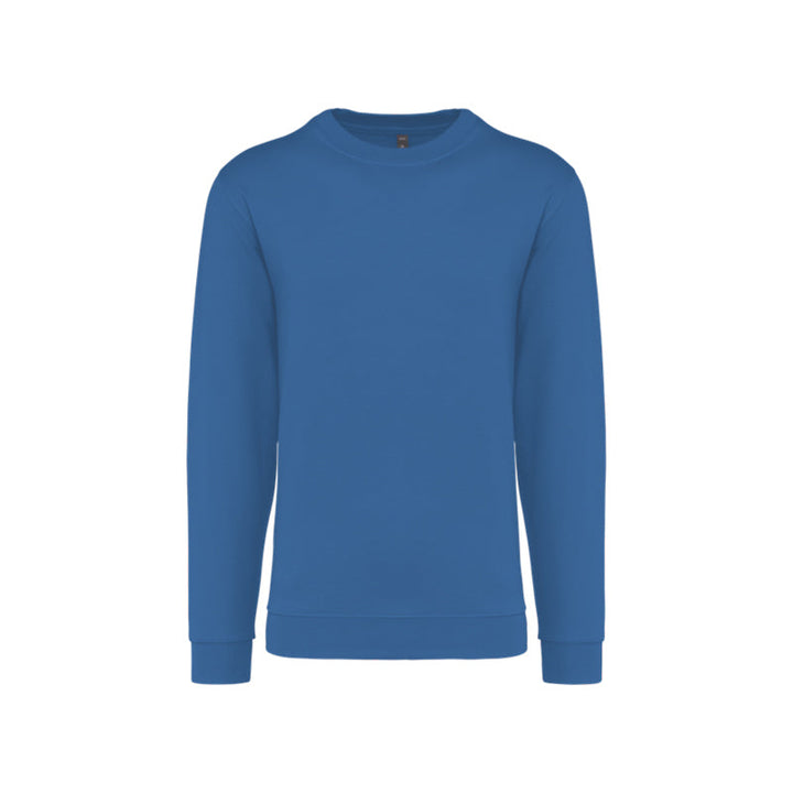Sweat-shirt à col rond bleu roi personnalisé pour homme