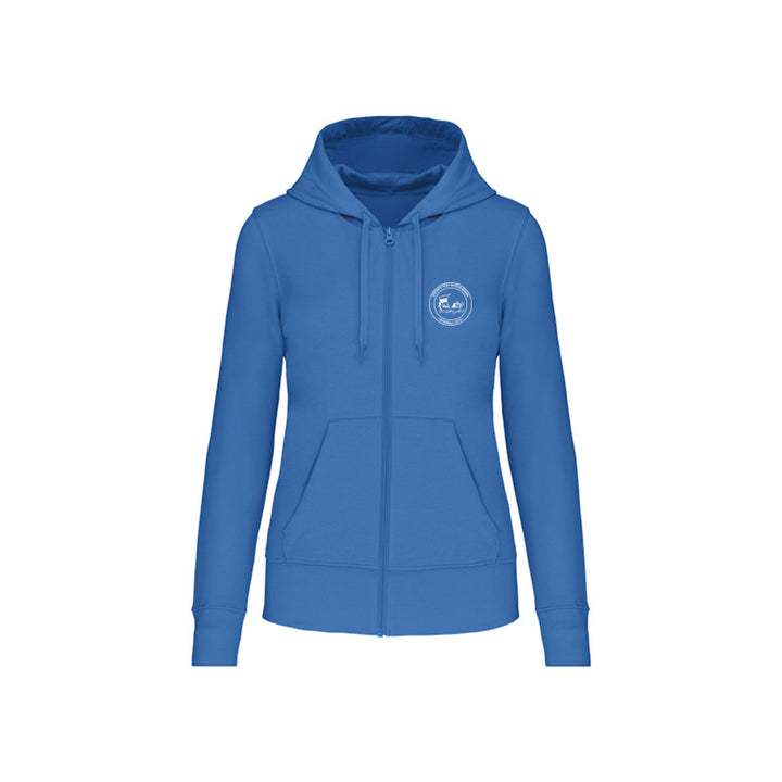 Sweat-shirt zippé Entente Port Bayeux Bessin pour femme