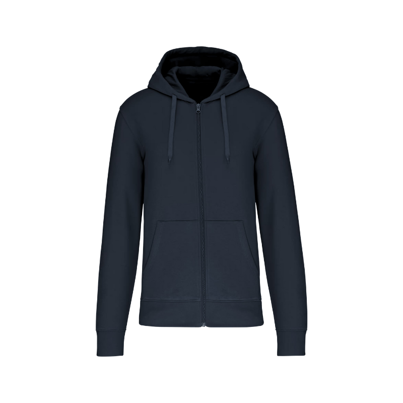 Sweat à fermeture éclair bleu marine