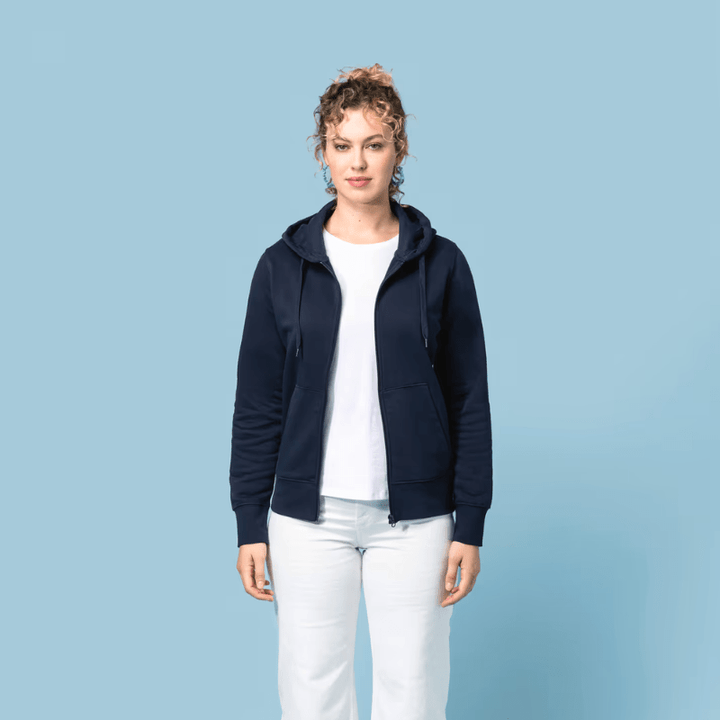 Sweat personnalisé à capuche avec un zip