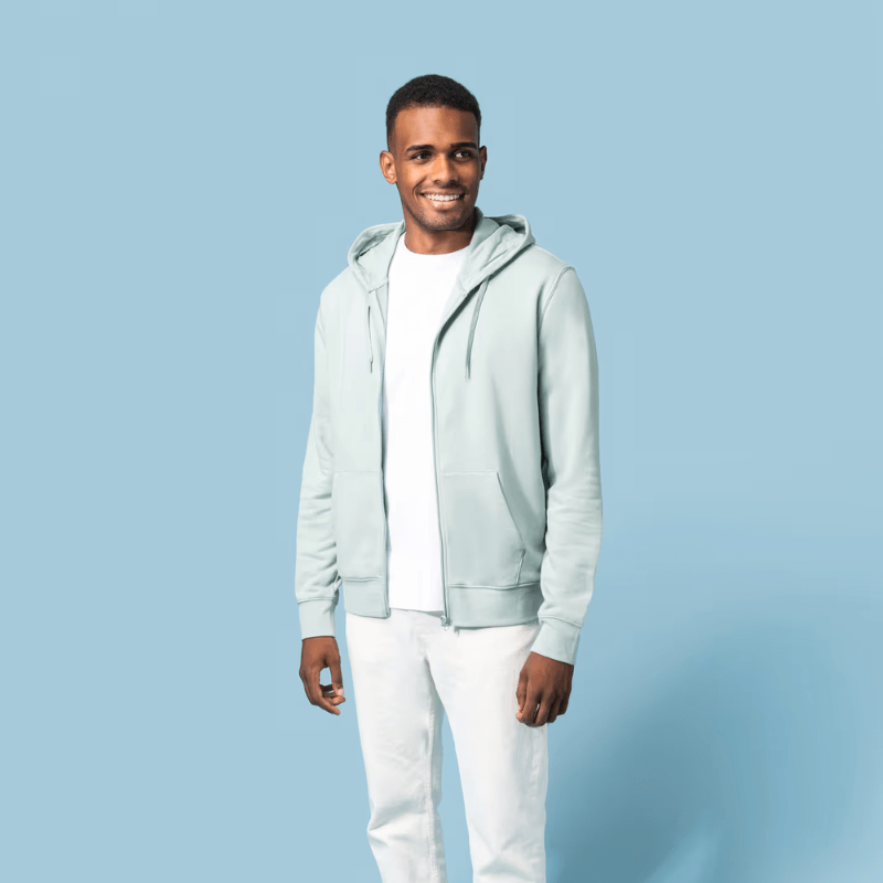 Sweat zippé à capuche pour homme personnalisable