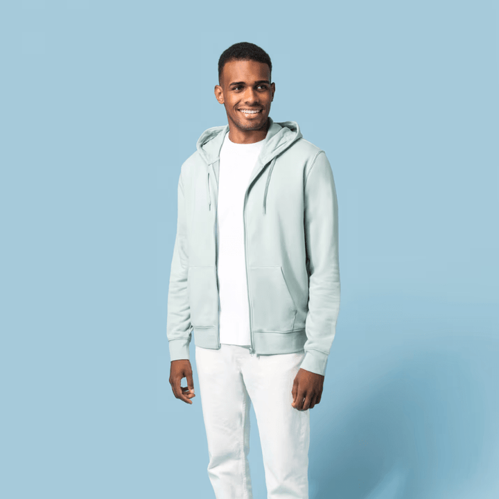 Sweat zippé à capuche pour homme personnalisable