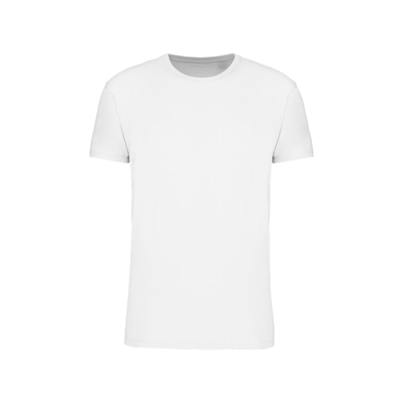 T-shirt à manches courtes blanc personnalisé pour homme