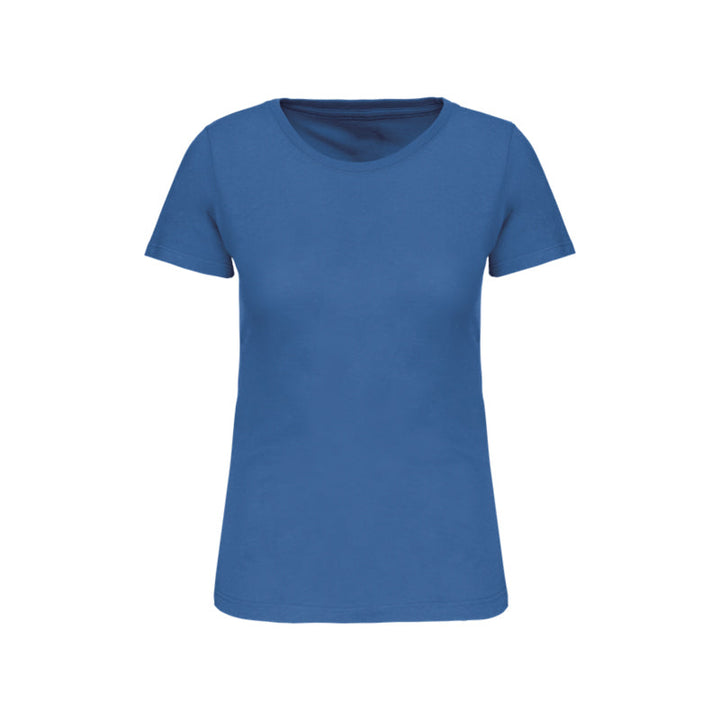 T-shirt à manches courtes bleu roi personnalisé pour femme