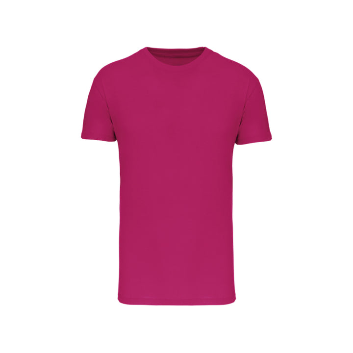 T-shirt à manches courtes fuchsia personnalisé pour homme