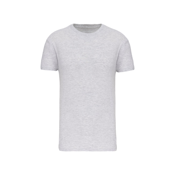 T-shirt à manches courtes gris personnalisé pour homme