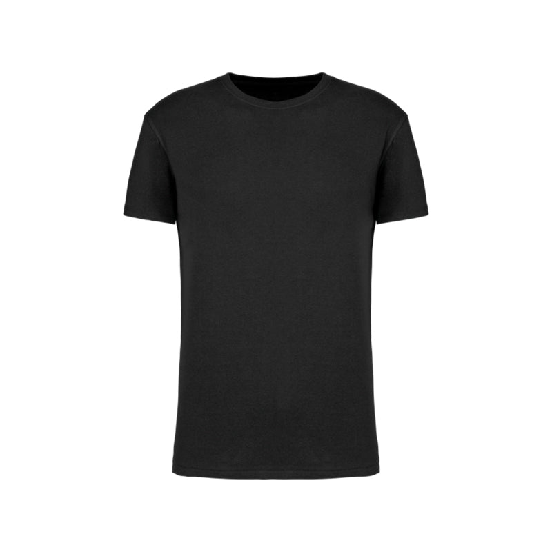 T-shirt à manches courtes noir personnalisé pour homme