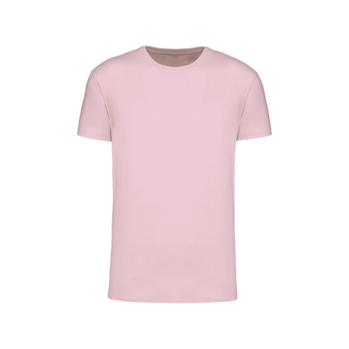 T-shirt à manches courtes rose personnalisé pour homme