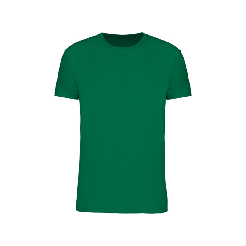 T-shirt à manches courtes vert personnalisé pour homme