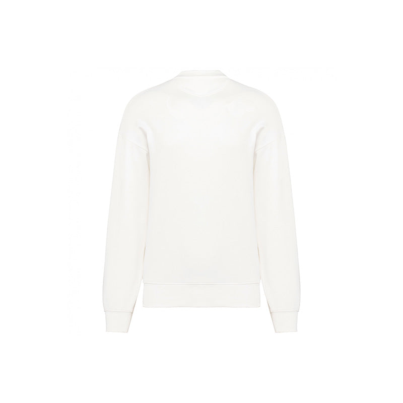 Sweat-shirt écoresponsable oversize à col rond unisexe
