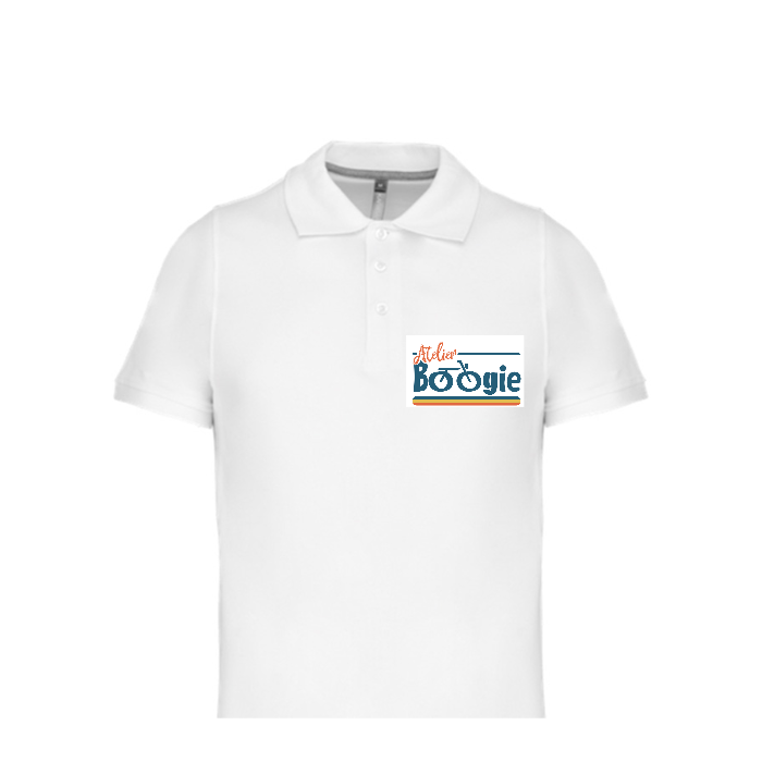 Polo à manches courtes spécial broderie pour homme