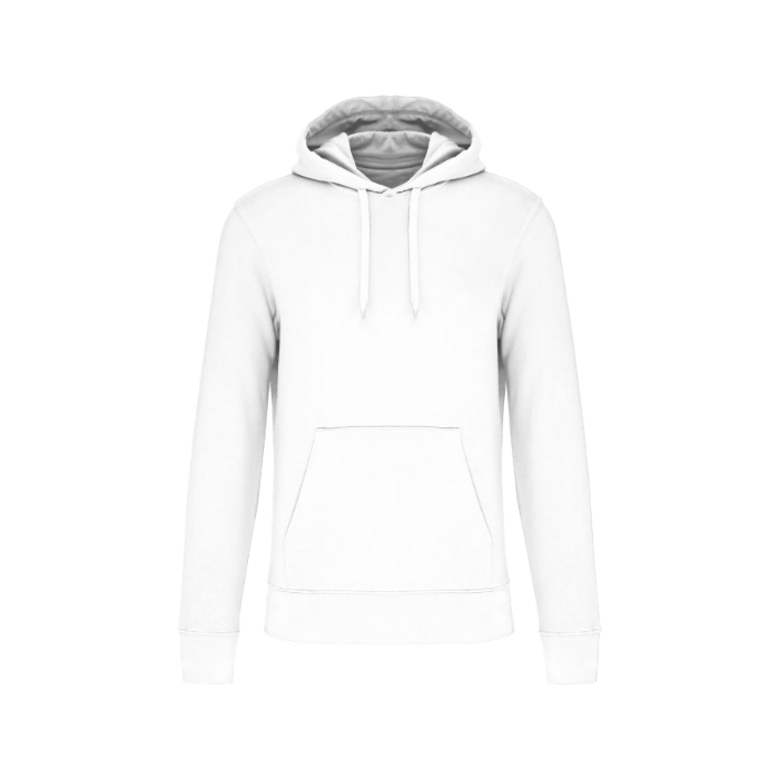 Sweat à capuche blanc personnalisé