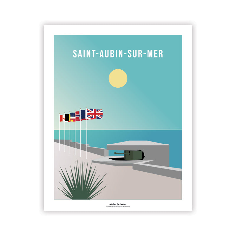 Affiche de Saint-Aubin-sur-Mer