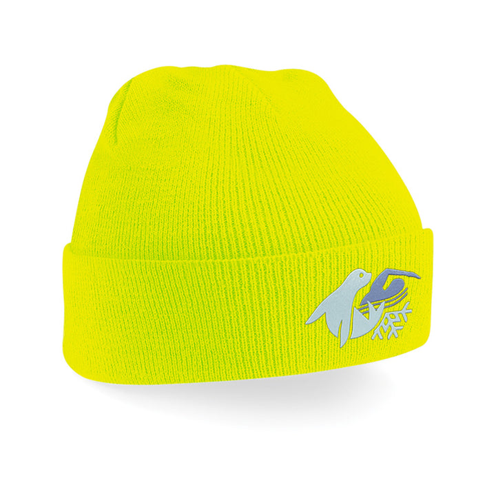 Bonnet brodé Les Louphoques jaune
