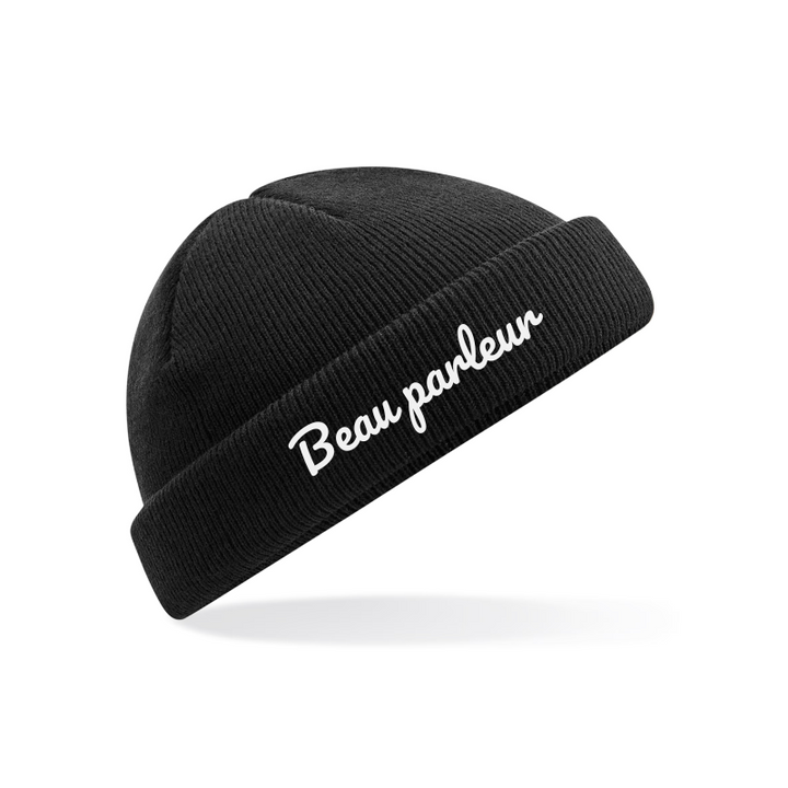 bonnet de pêcheur brodé "Beau Parleur" cadeau idéal gentleman