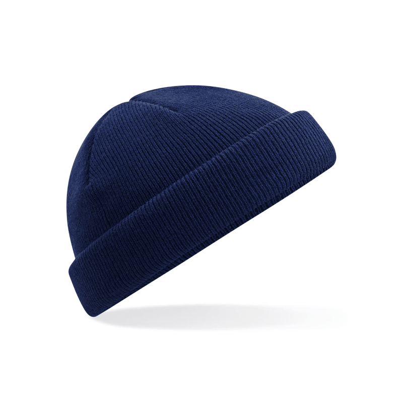 Bonnet bleu marine brodé