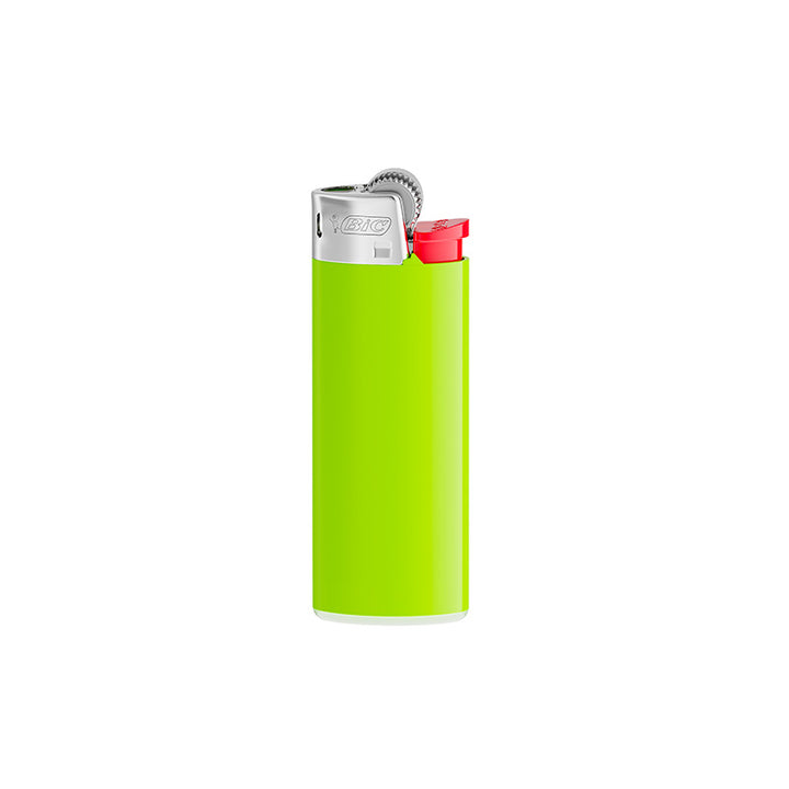 Briquet BIC® mini vert citron personnalisable