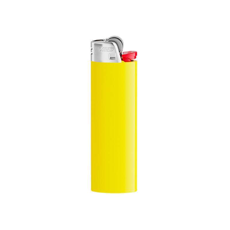 Briquet BIC® standard jaune personnalisable