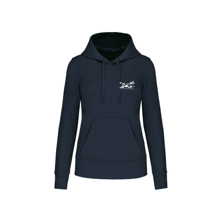 Sweat-shirt à capuche Coeur de Nacre Natation pour femme