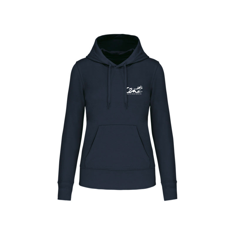 Sweat-shirt à capuche Coeur de Nacre Natation pour femme