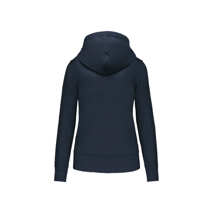 Dos du sweat-shirt à capuche Coeur de Nacre Natation pour femme
