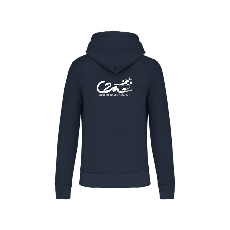 Dos du sweat-shirt à capuche Douvres HandBall Club pour homme avec logo