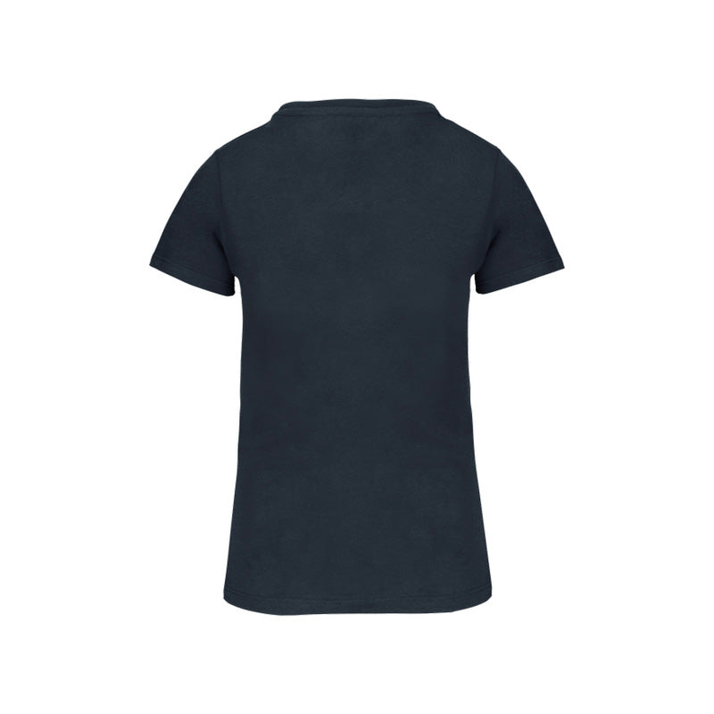 Dos du t-shirt à manches courtes Coeur de Nacre Natation pour femme