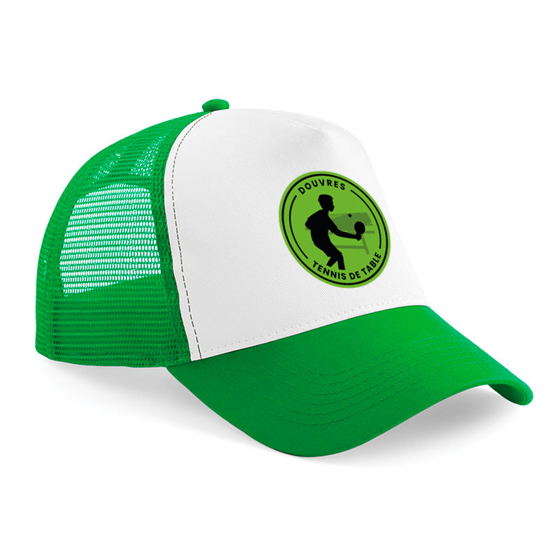 Casquette filet Douvres Tennis de Table vert