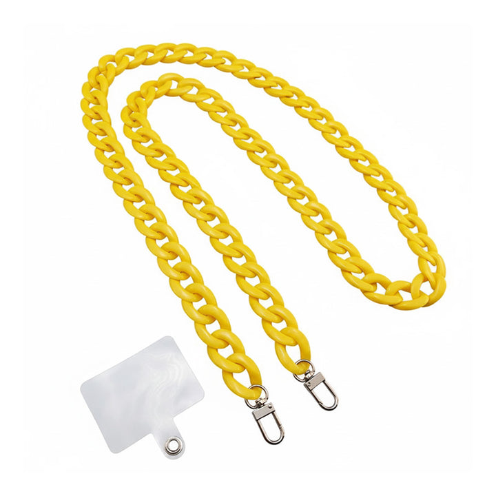 Chaîne de téléphone jaune