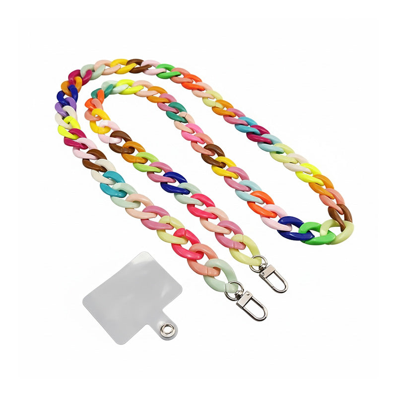 Chaîne de téléphone multicolore