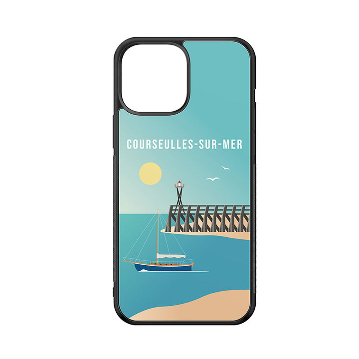 Coque antichoc noire de Courseulles-sur-Mer