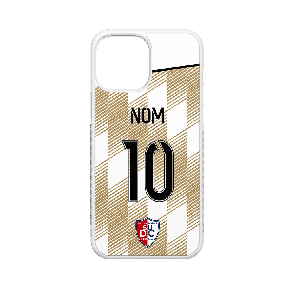 Coque antichoc blanche maillot extérieur SU Dives-Cabourg