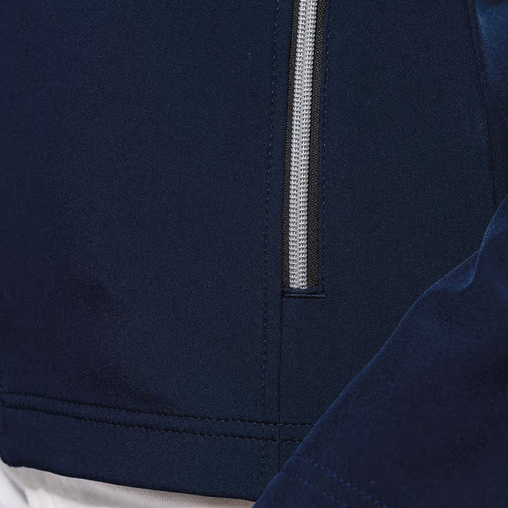 Coutures de la veste softshell à manches longues personnalisée pour femme