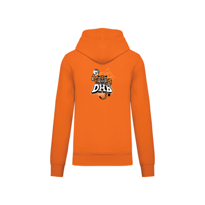 Dos du sweat-shirt à capuche Douvres HandBall Club pour homme avec logo