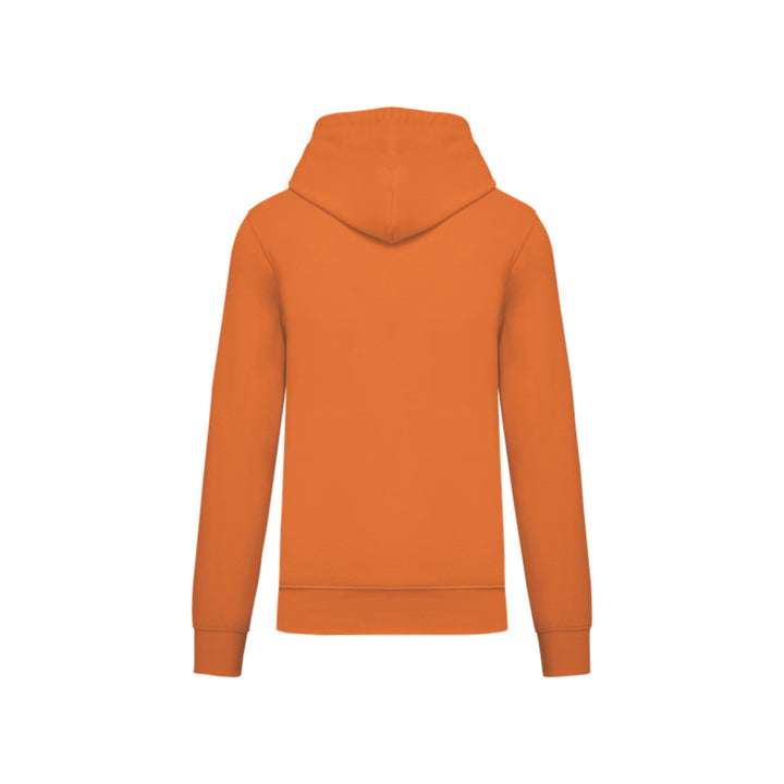 Dos du sweat-shirt à capuche orange Douvres HandBall Club pour homme