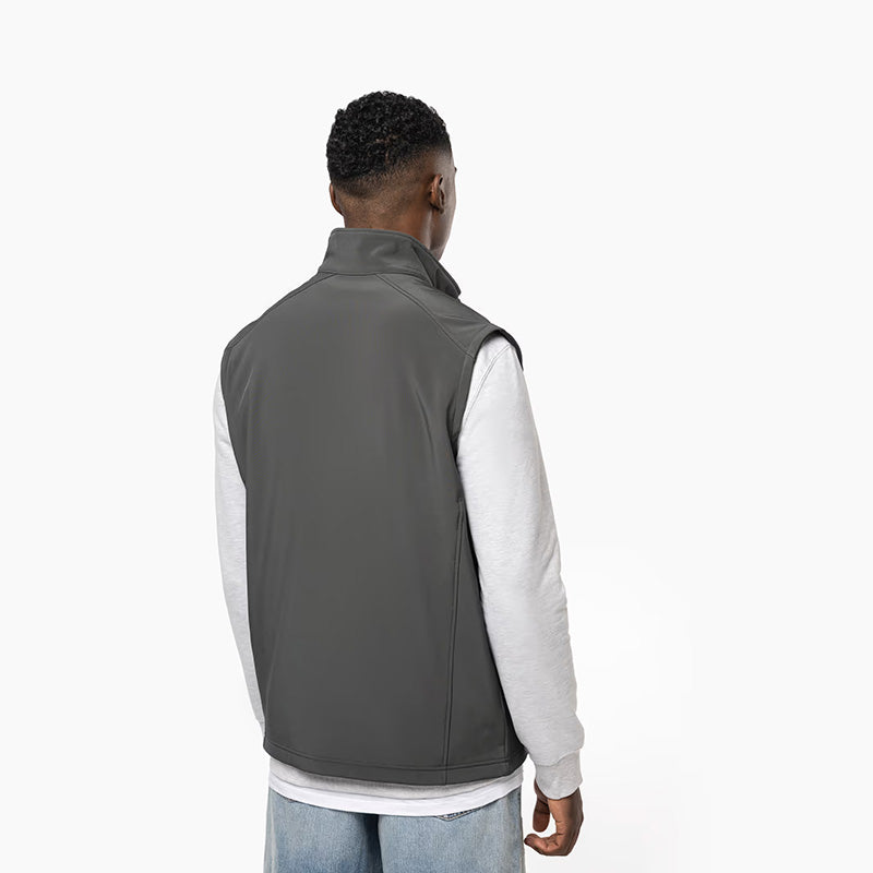 Dos softshell à manches courtes personnalisé pour homme