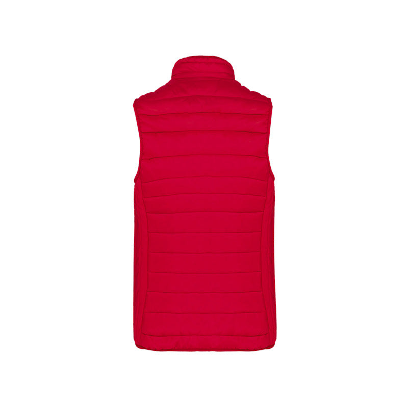 Dos de la doudoune sans manches JS Douvres pour femme