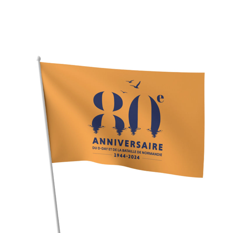 drapeau miniature célébrations du 80ème anniversaire du débarquement officiel